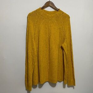 Kim Rogers Mustard Knit Sweater Sz XL